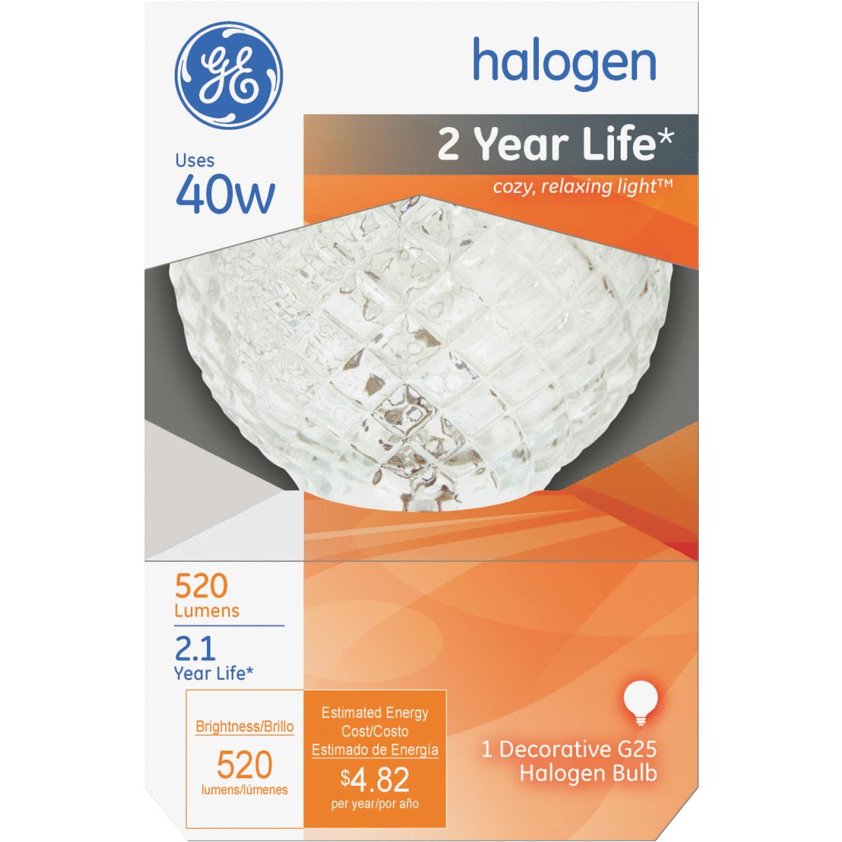40WG25 CRYSTAL HAL GLOBE