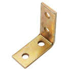 Superstrut 3-1/2 In. x 4-1/8 In. Corner Goldgalv Electroplated Zinc Bracket Image 1