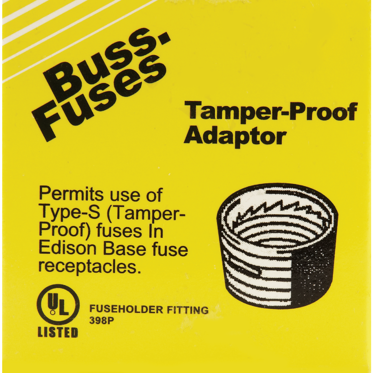 Bussmann Plug Rejection S-8, S-10, S-15 Fuse Adapter (4-Pack) Image 2