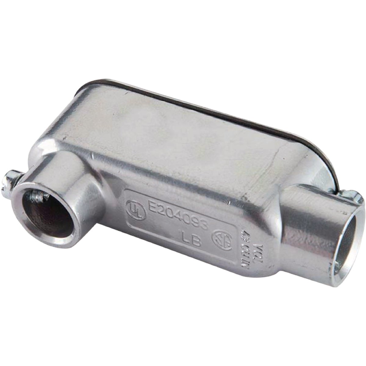 Halex 1/2 In. Aluminum EMT Set Screw Type LB Conduit Body