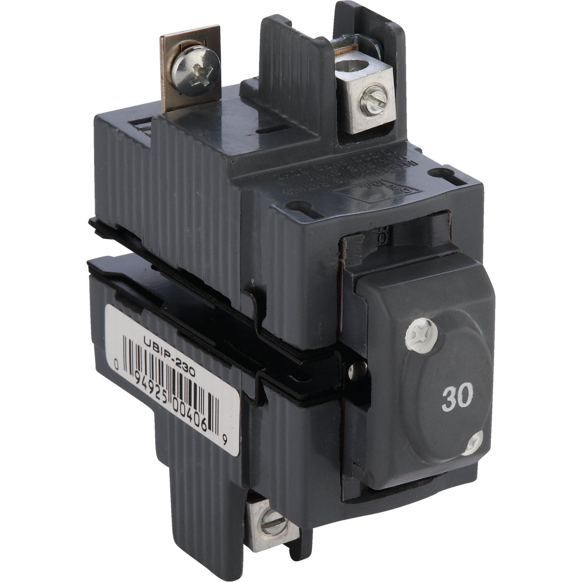 Connecticut Electric 30A Double-Pole Standard Trip Packaged Replacement Circuit Breaker For Pushmatic Image 1