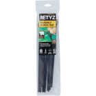 RETYZ EveryTie 10 In. Black Releasable Tie (20-Pack) Image 1
