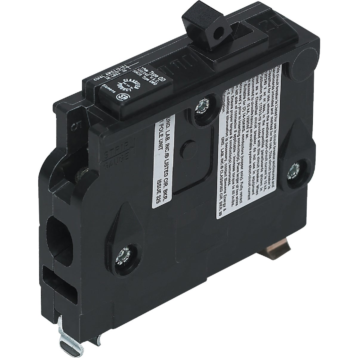 Connecticut Electric 15A Single-Pole Standard Trip Packaged Replacement Circuit Breaker For Square D Image 1