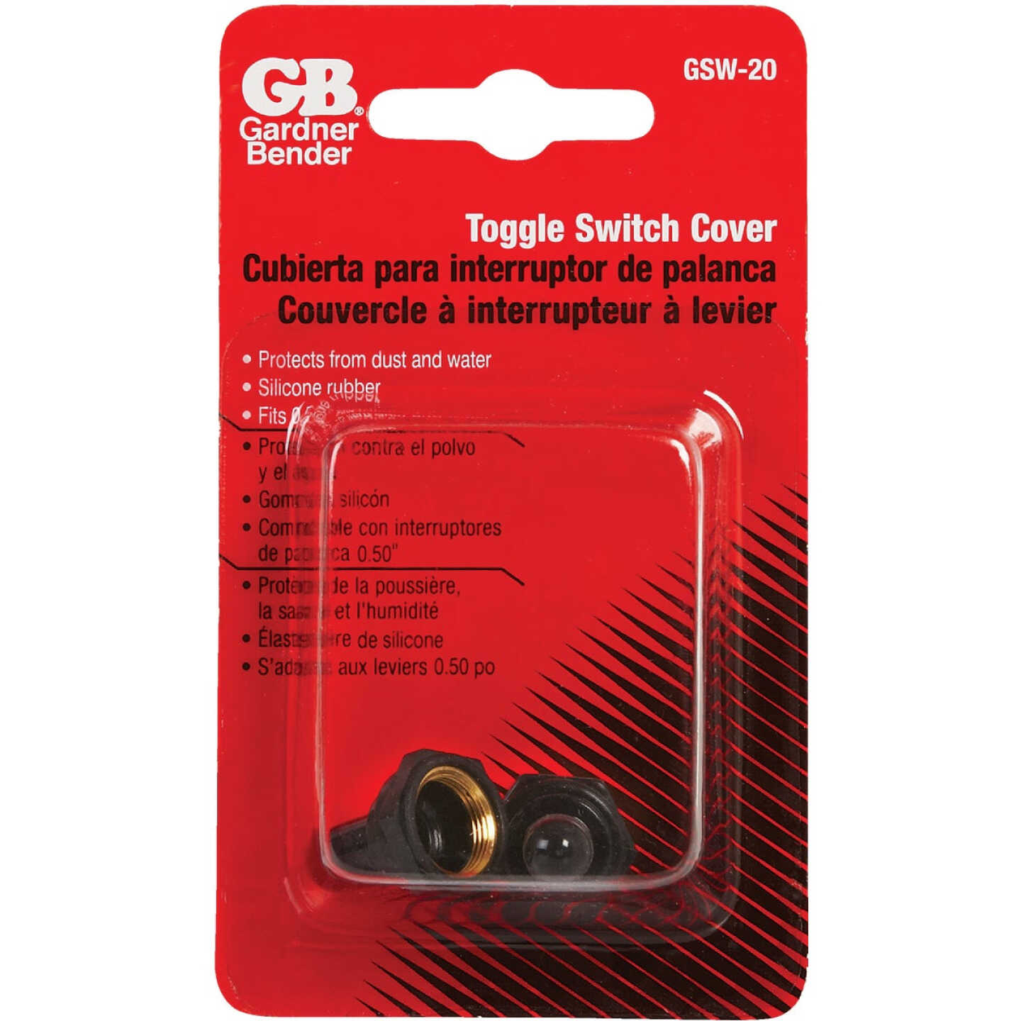 Gardner Bender Rubber Hex Nut Toggle Switch Cover (2-Pack) Image 2