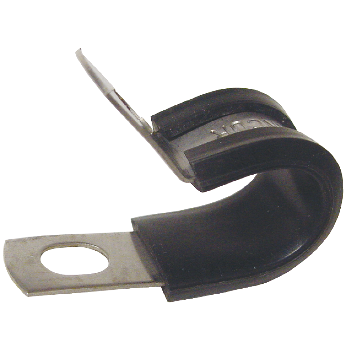Gardner Bender 1 In. Steel with Rubber Insert Black Cable Clamp