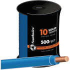Southwire 500 Ft. 10 AWG Solid Blue THHN Electrical Wire Image 1