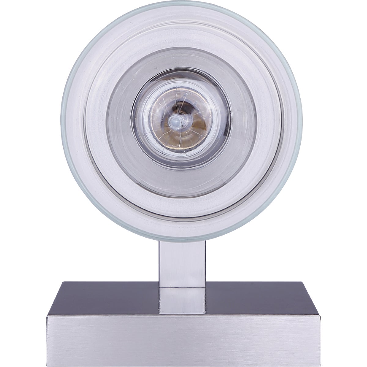 Canarm Britton 1-Light Brushed Nickel Vanity Bath Light Fixture, Clear Glass Image 7