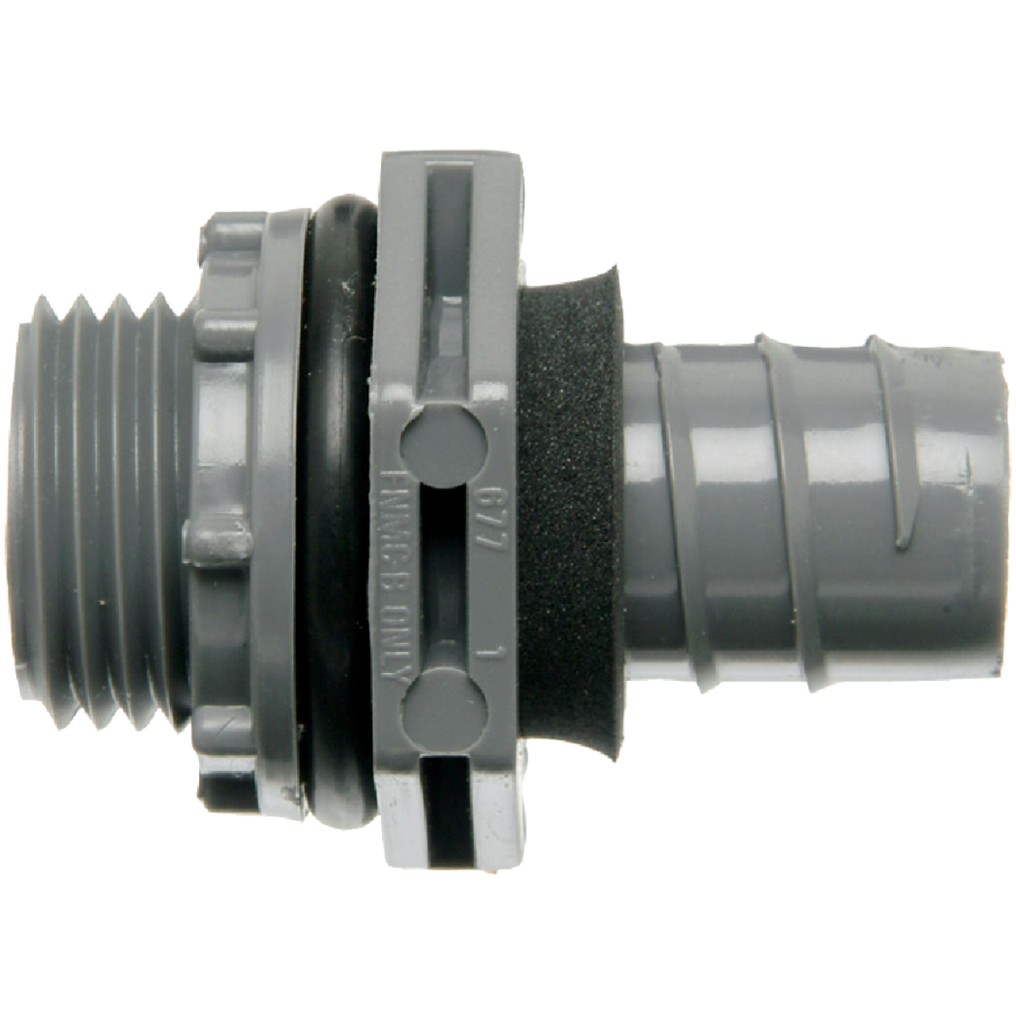 Carlon 1/2 In. Straight Non-Metallic Liquid Tight Fitting Image 1