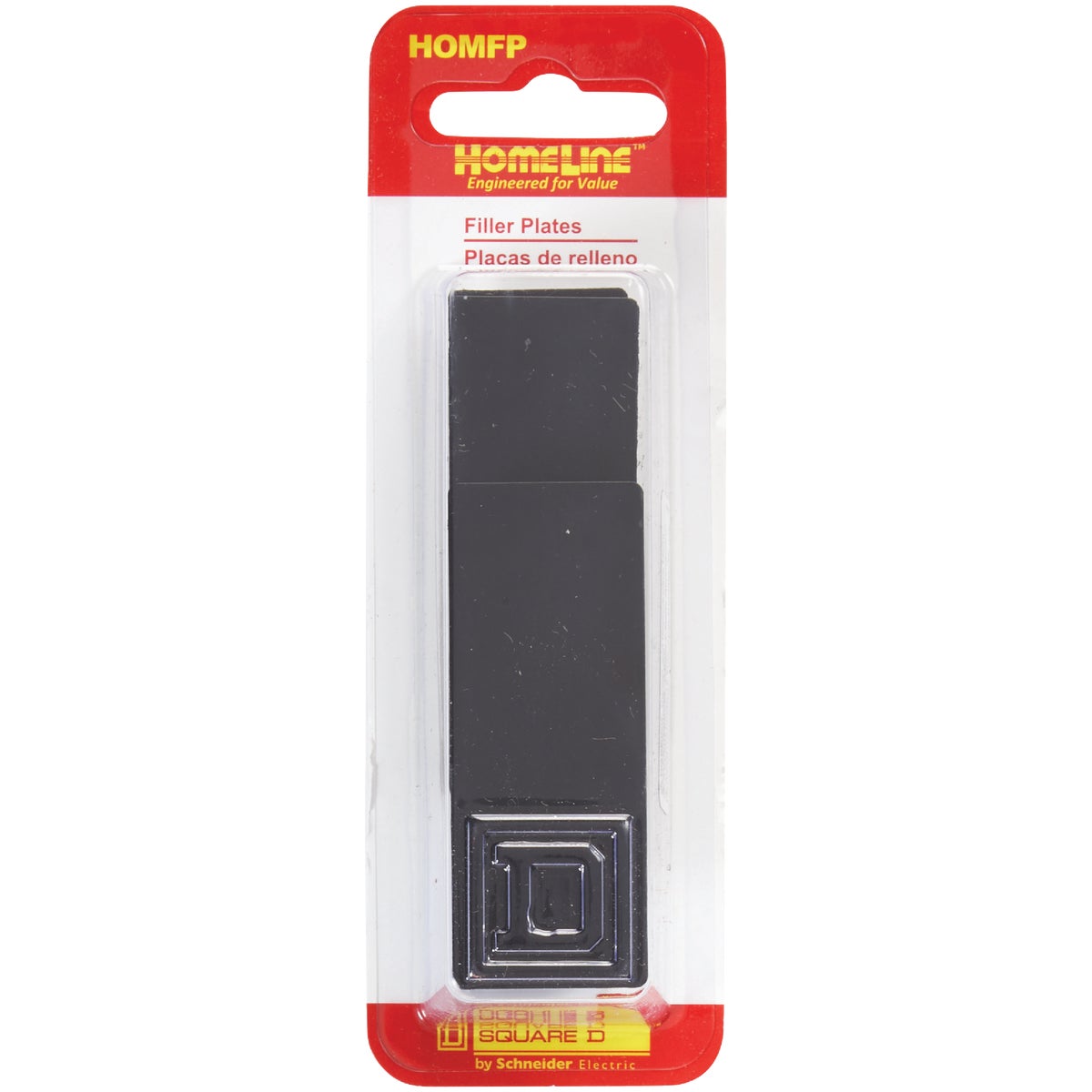 Square D Homeline 1 In. Load Center Breaker Filler Plate (3-Pack) Image 2