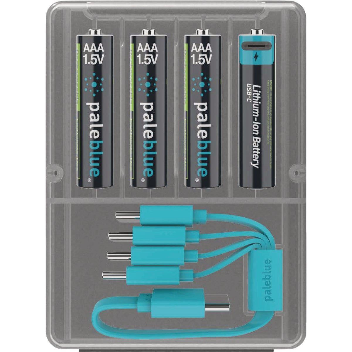 Paleblue AAA Lithium-Ion Rechargeable Battery (4-Pack)