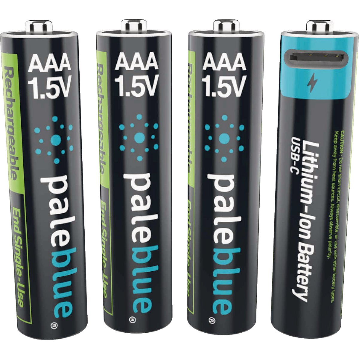 Paleblue AAA Lithium-Ion Rechargeable Battery (4-Pack) Image 3