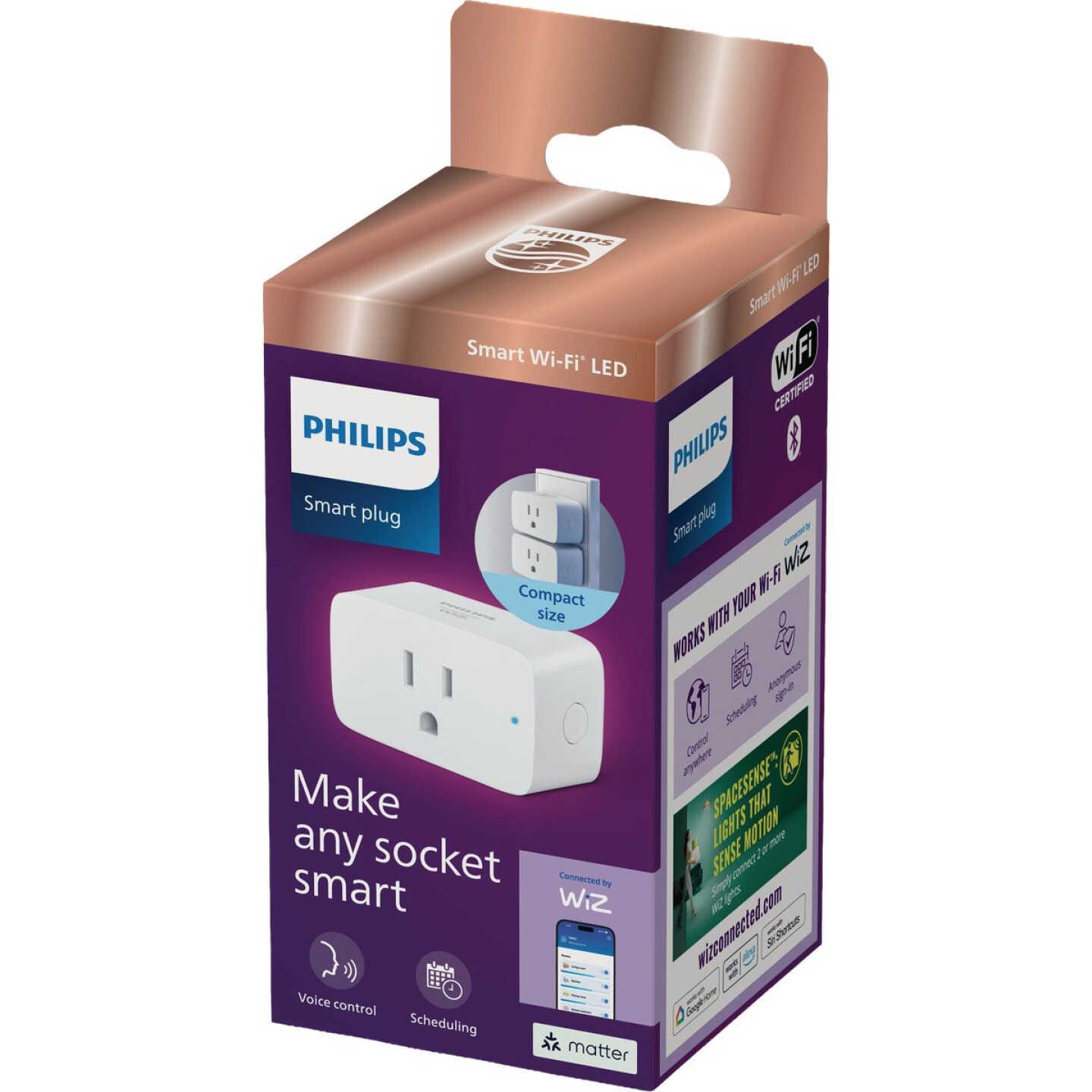 Philips Smart Wi-Fi White Plug Image 1