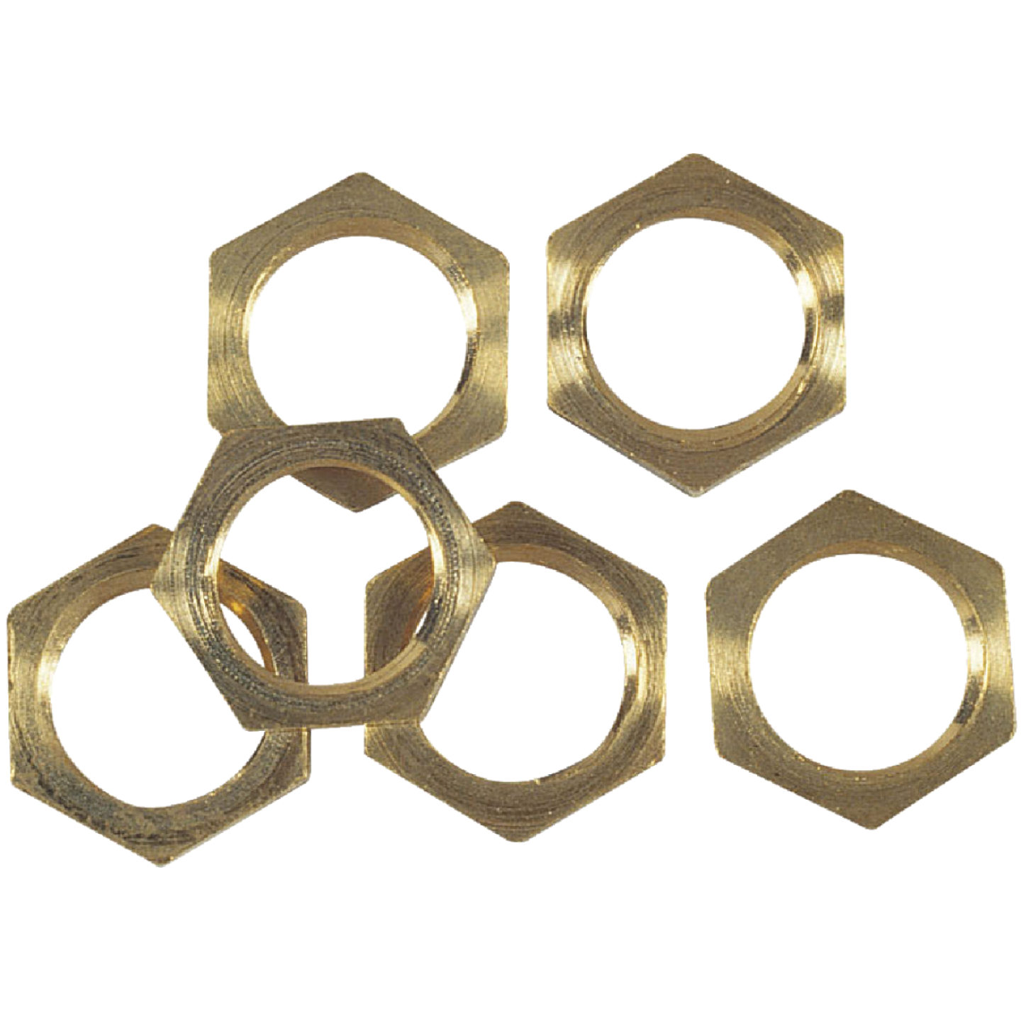 Westinghouse Brass Tapped 1/8 In. IP Lamp Fixture Lock Nut (6-Piece) Image 1