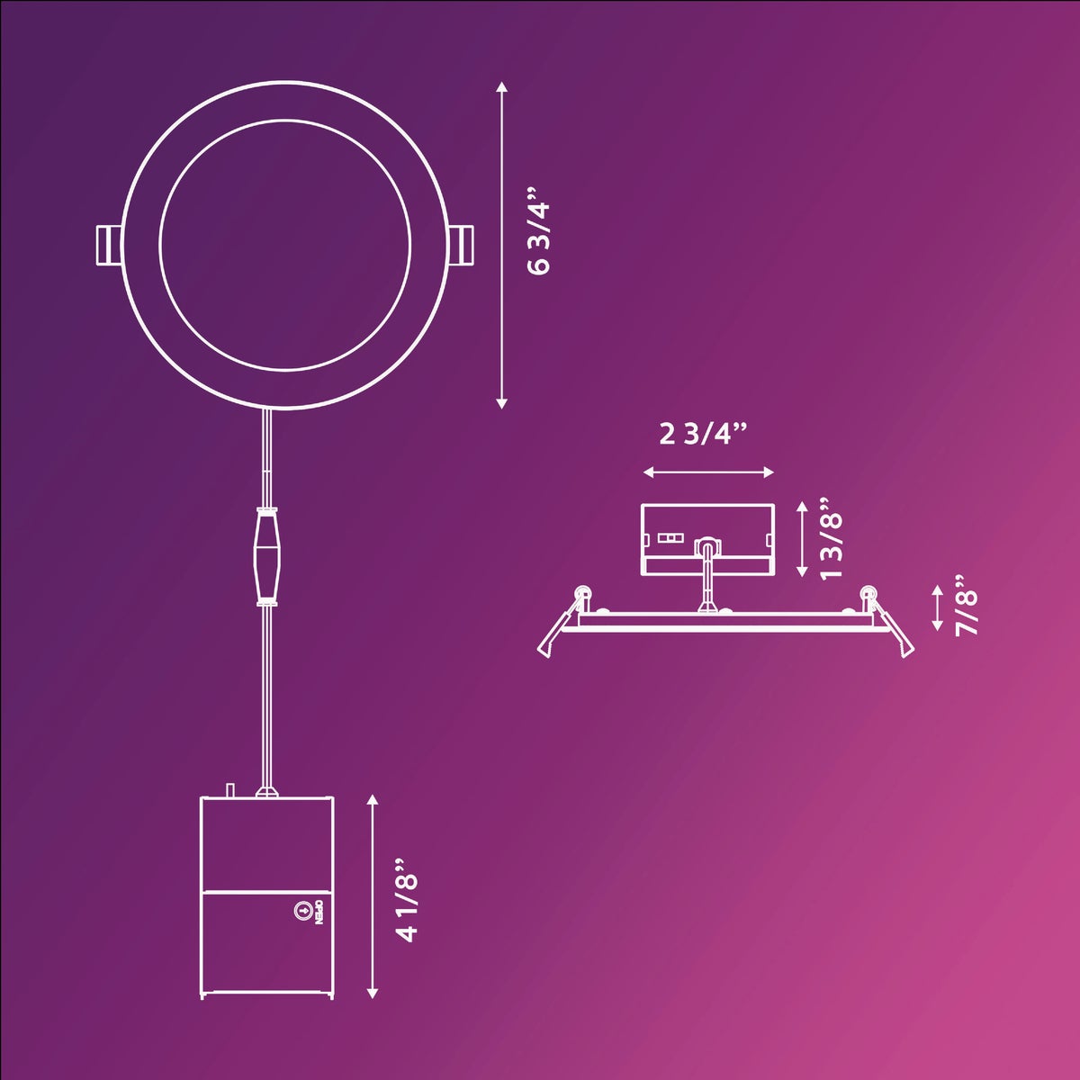 Philips 6 In. White Canless Selectable CCT LED Recessed Light Kit Image 3