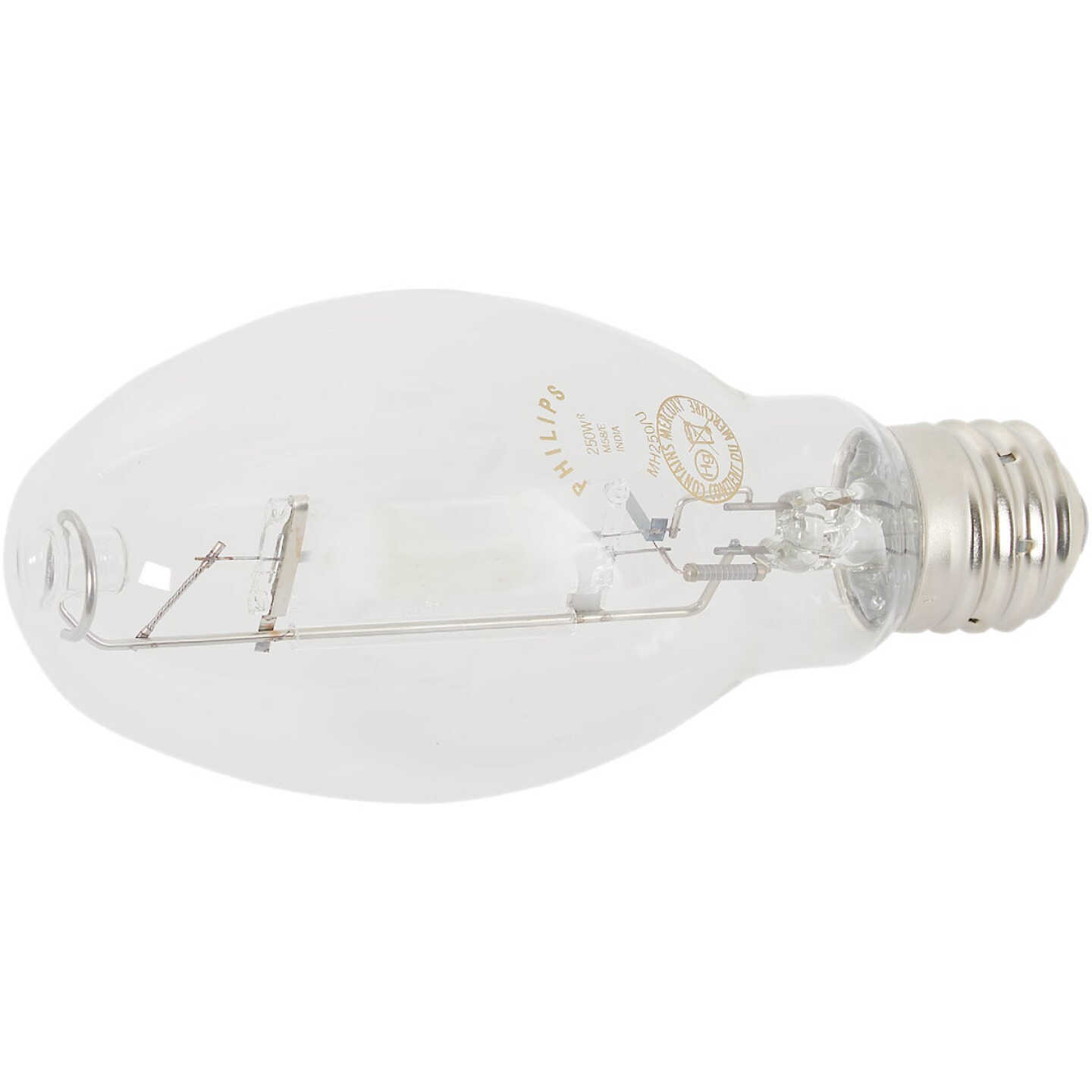 Philips 250W Clear ED28 Mogul Switch Start Metal Halide High-Intensity Light Bulb Image 1