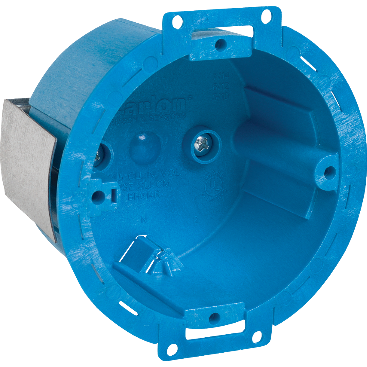 Carlon SuperBlue 10 Lb. Rating Old Work Thermoplastic Molded Ceiling Box