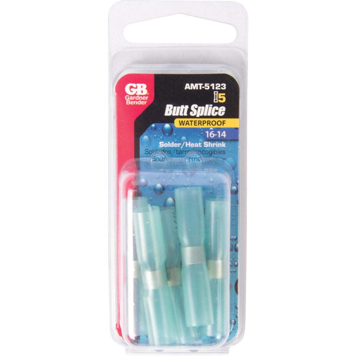 Gardner Bender 16-14 AWG Solder/Heat Shrink Butt Splice Connector (5-Pack) Image 2