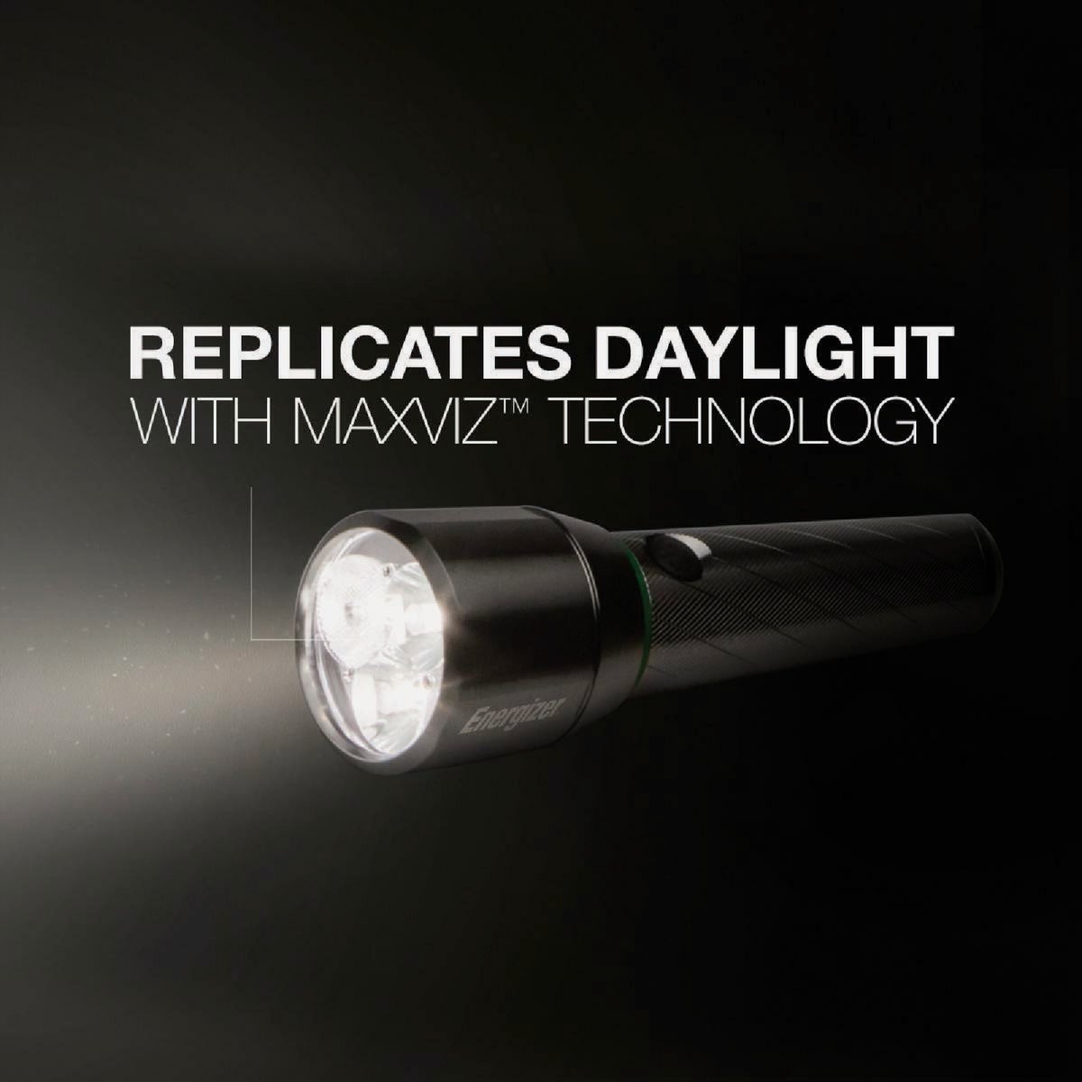 Energizer Vision HD 1200 Lm. LED Metal Rechargeable Flashlight Image 5