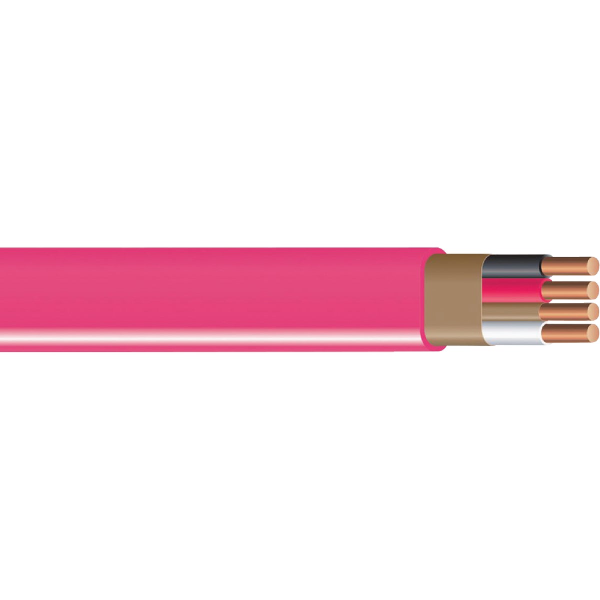 Romex 250 Ft. 10/3 Solid Pink NMW/G Electrical Wire
