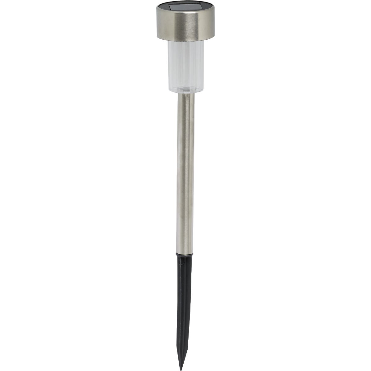 Outdoor Expressions Stainless Steel 2.10 Lumens Metal Mini Solar Path Light