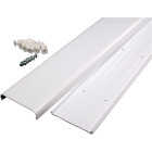 Wiremold CordMate 3-1/2 In. x 48 In. White Channel Image 1