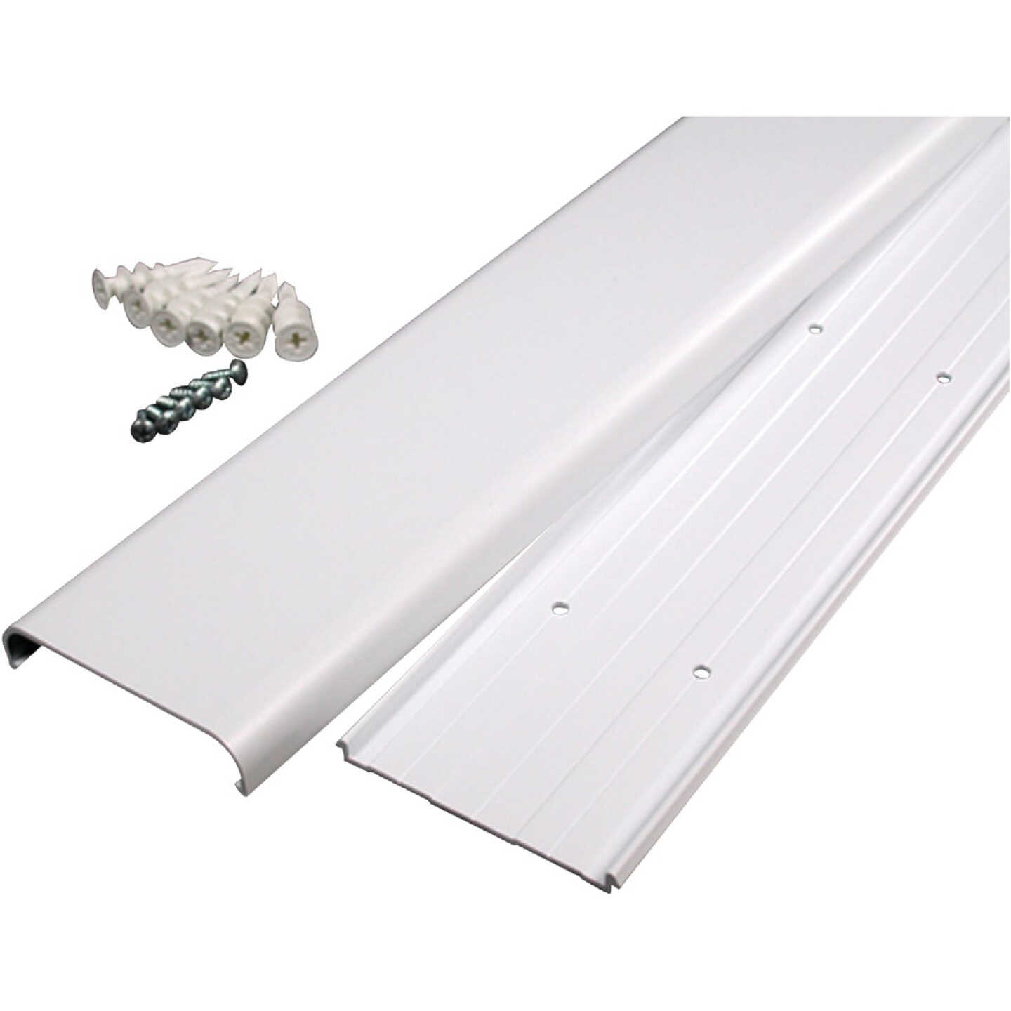 Wiremold CordMate 3-1/2 In. x 48 In. White Channel Image 1