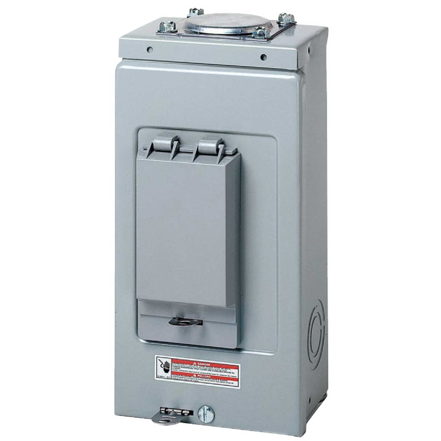 Eaton BR 70A 2-Space 4-Pole Rainproof Main Lug Load Center Image 1