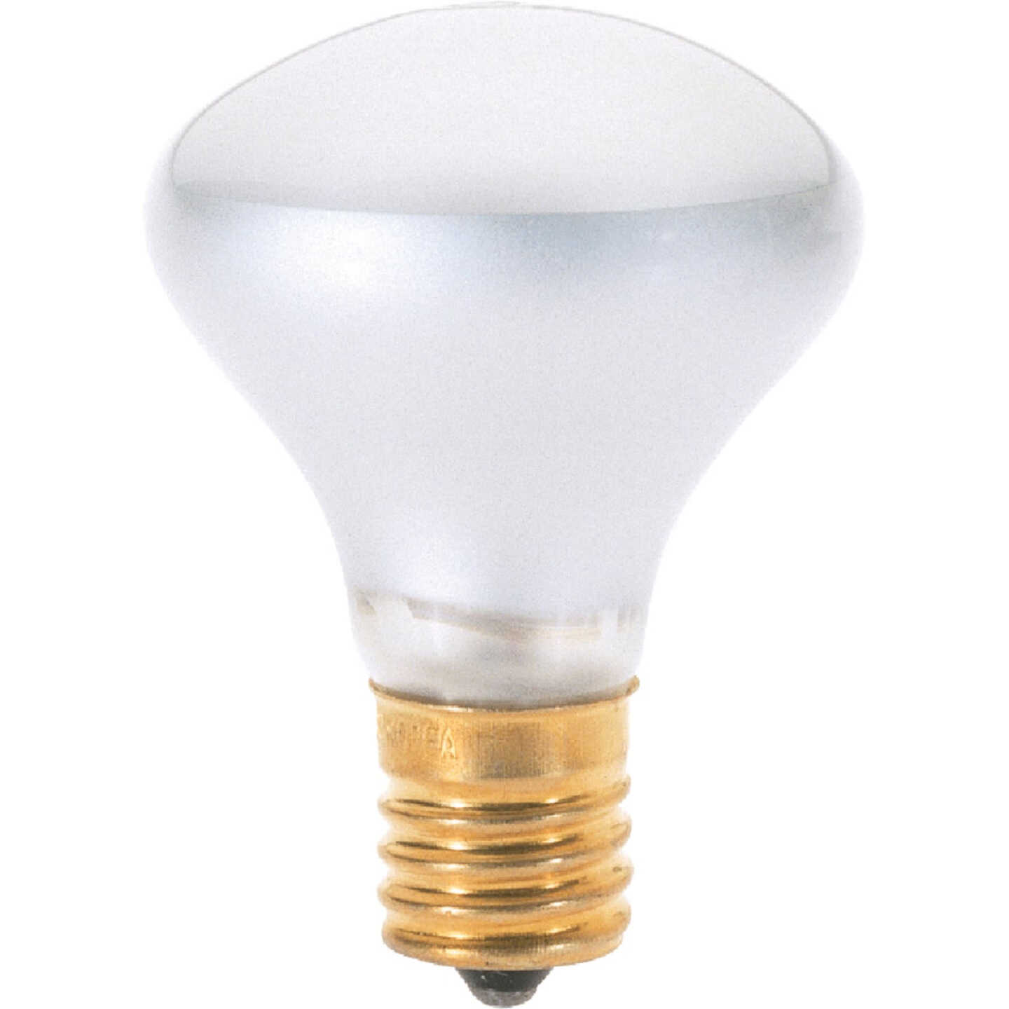 Satco 25W Frosted Intermediate Base R14 Reflector Incandescent Floodlight Light Bulb Image 1