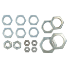 Westinghouse Steel 1/4 In. IP, 1/8 In. IP, 3/8 In. IP Lamp Fixture Lock Nut Assortment (16-Piece) Image 1