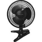Denali Aire 6 In. 2-Speed Black Convertible 2-in-1 Clip-On Desk Fan Image 1