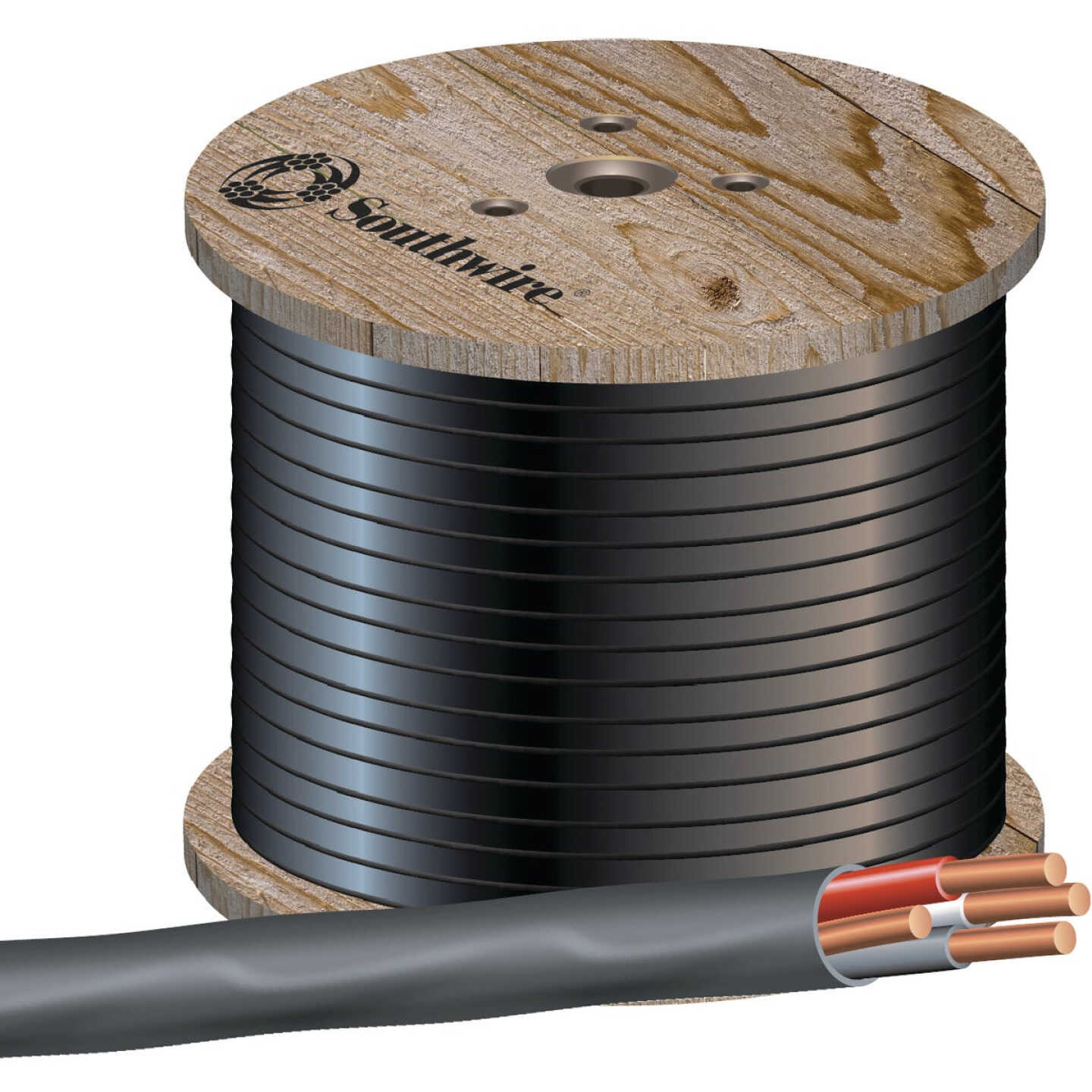 Romex 500 Ft. 6/3 Stranded Black NMW/G Electrical Wire Image 1