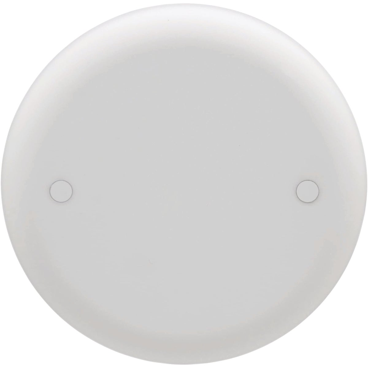 Carlon 4 In. Blank White Round Ceiling Box Cover Image 1