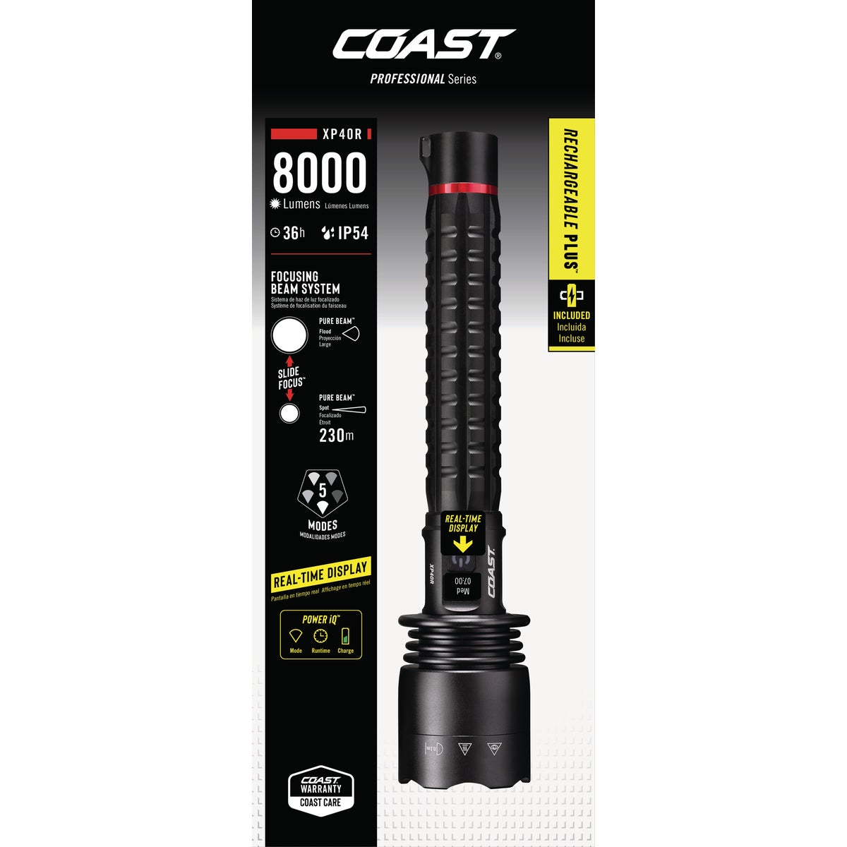 Coast XP40R 8000 Lm. Flashight Image 2