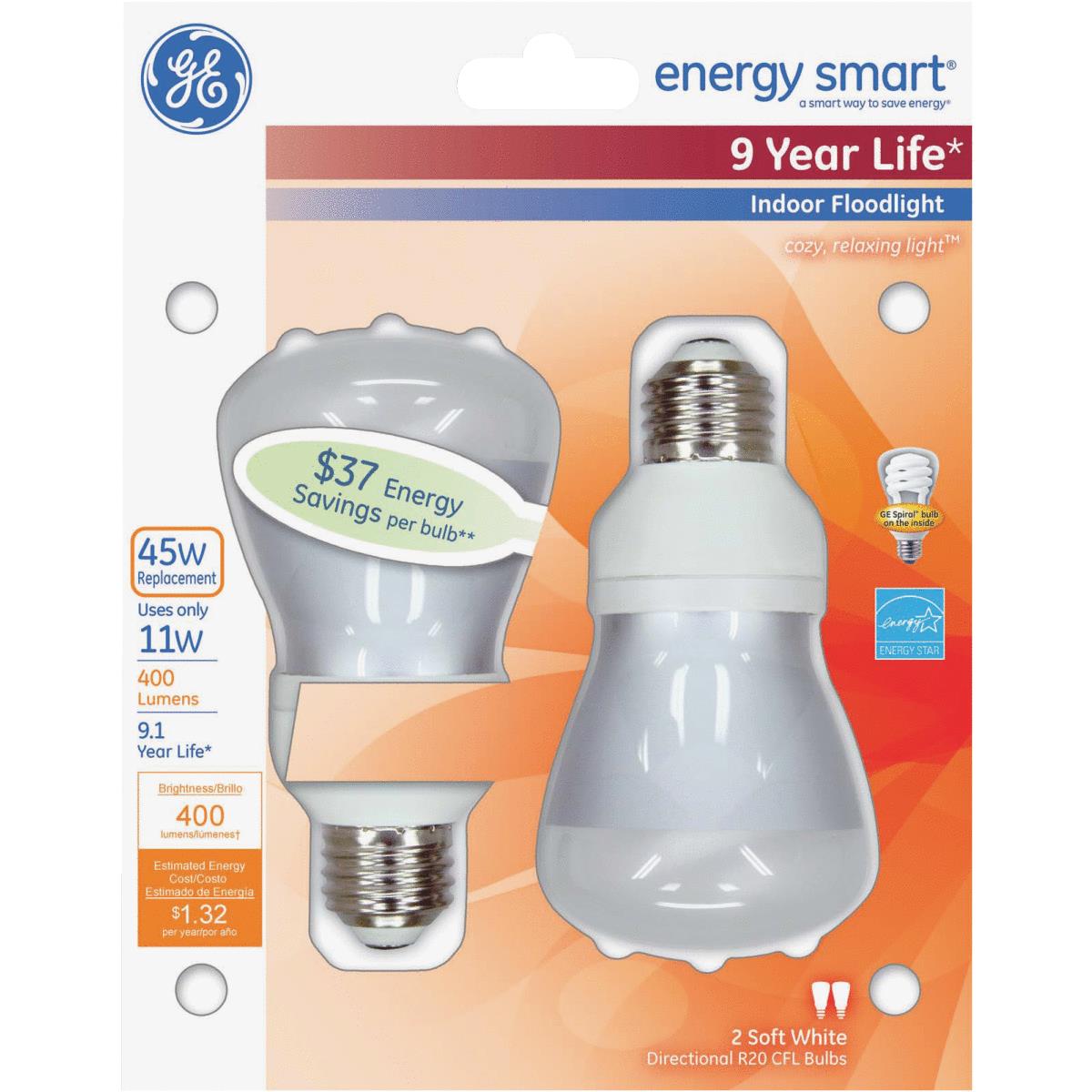 11W R20 WW REFL CFL BULB Image 1