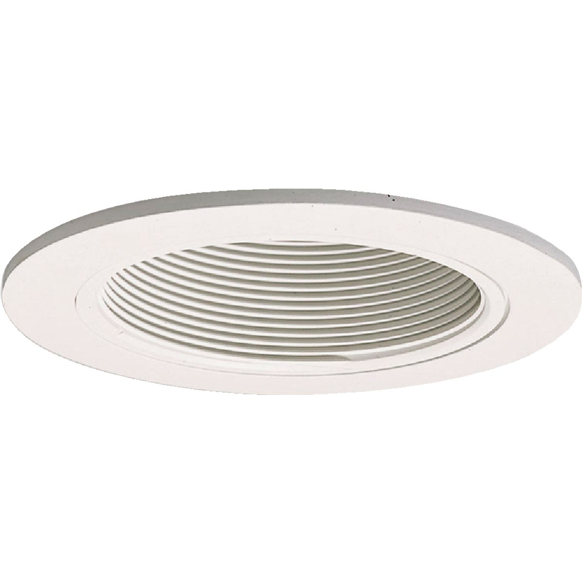 Halo 4 In. White Trim with White Baffle Recessed Fixture Trim