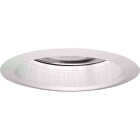 Halo Air-Tite 6 In. White Baffle with Clear Reflector Recessed Fixture Trim Image 1