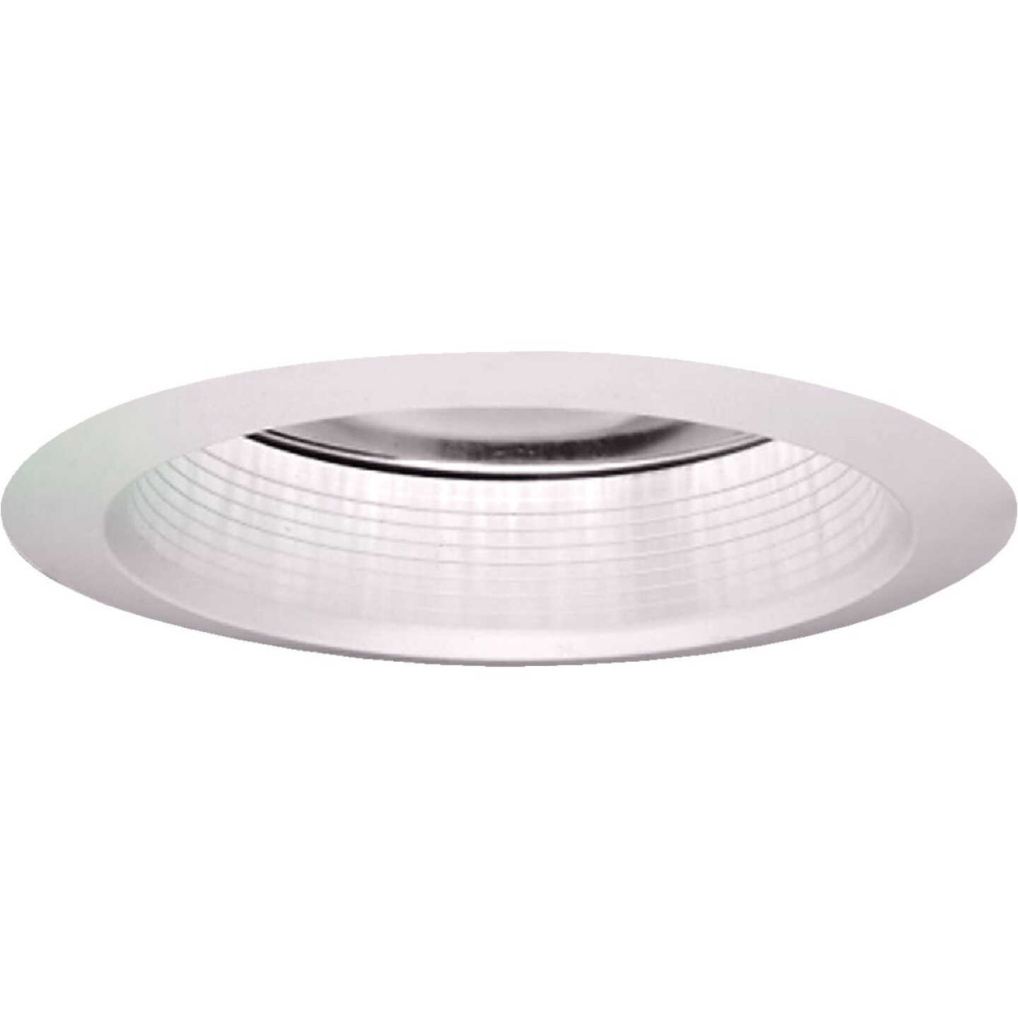 Halo Air-Tite 6 In. White Baffle with Clear Reflector Recessed Fixture Trim Image 1