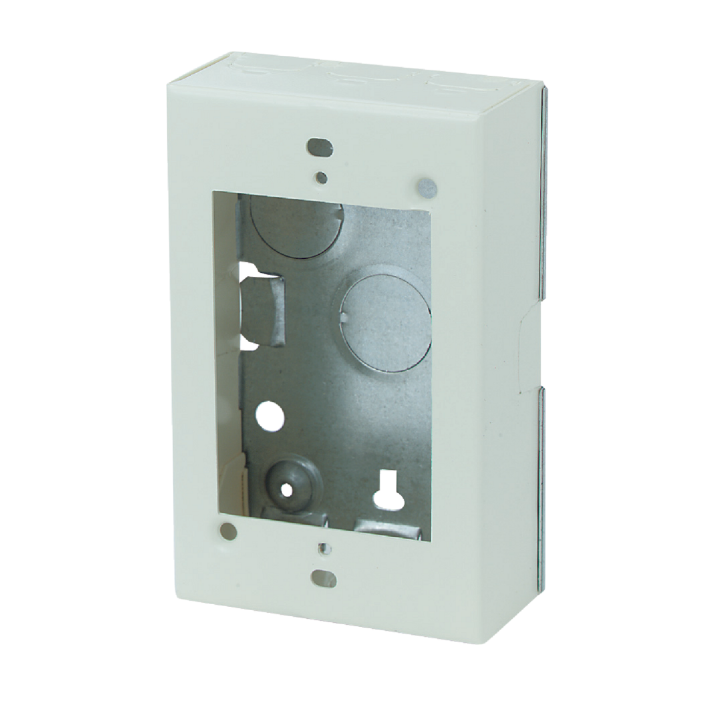 Wiremold Ivory Steel 1-3/8 In. Outlet Box Image 1