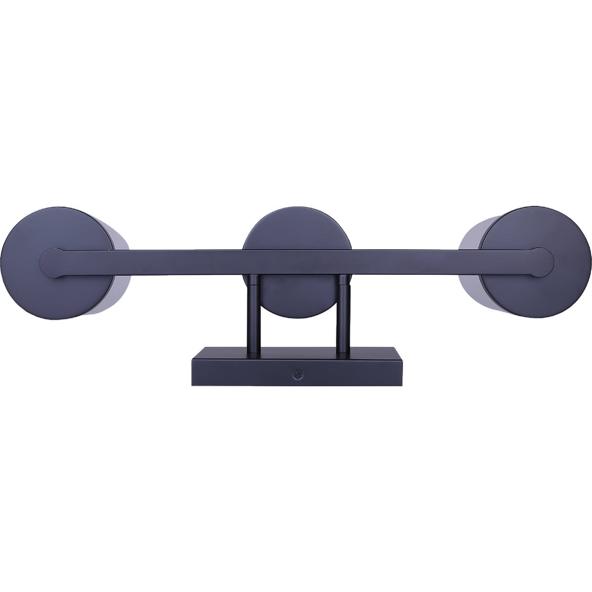 Canarm Britton 3-Light Black Vanity Bath Light Fixture, Clear Glass Image 6