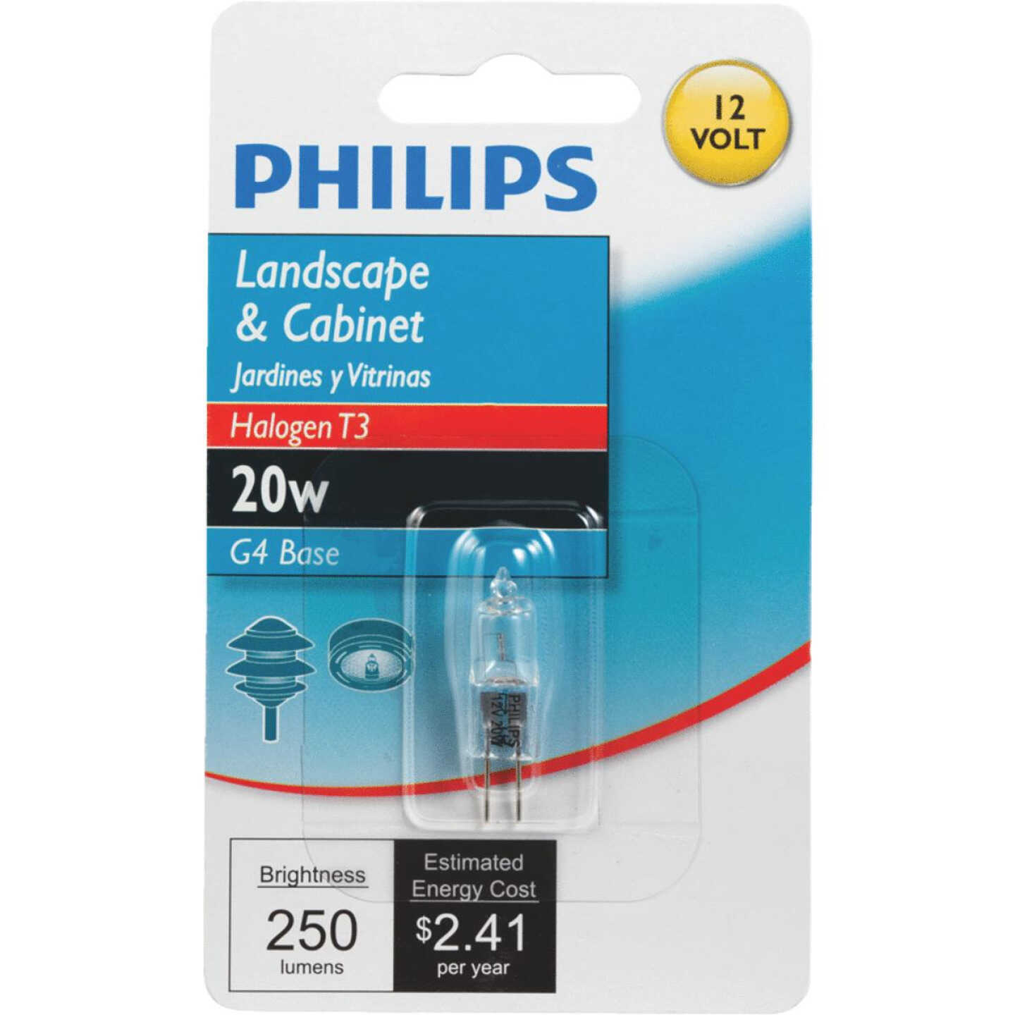 20W G4 CLR QTZ HAL BULB Image 3