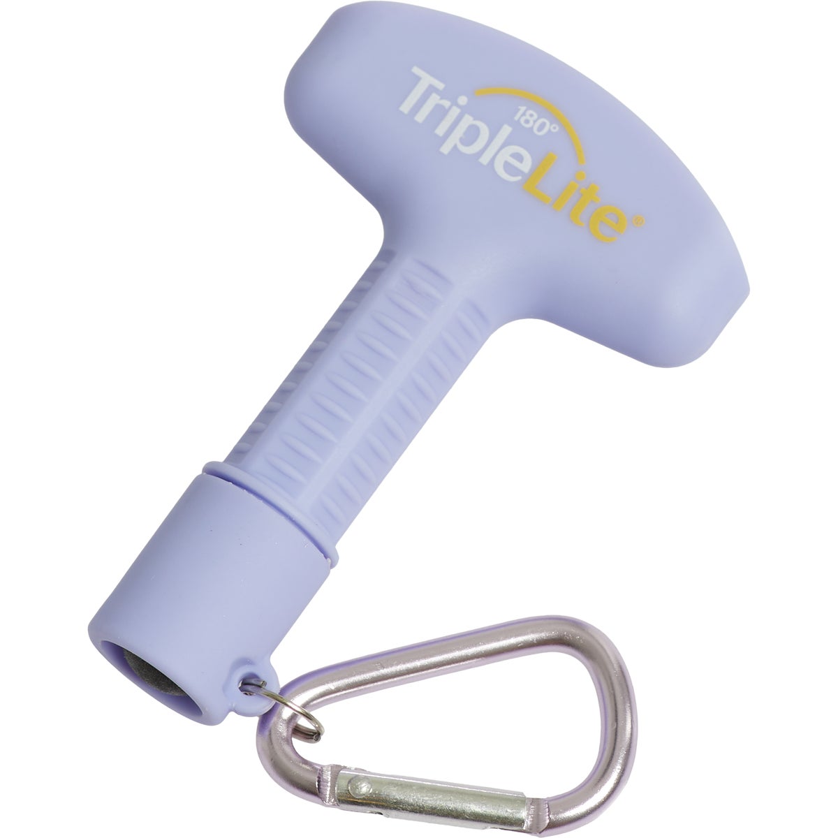 TripleLite 50 Lm. Lilac 180 Deg Mini LED Flashlight with Carabiner Image 3