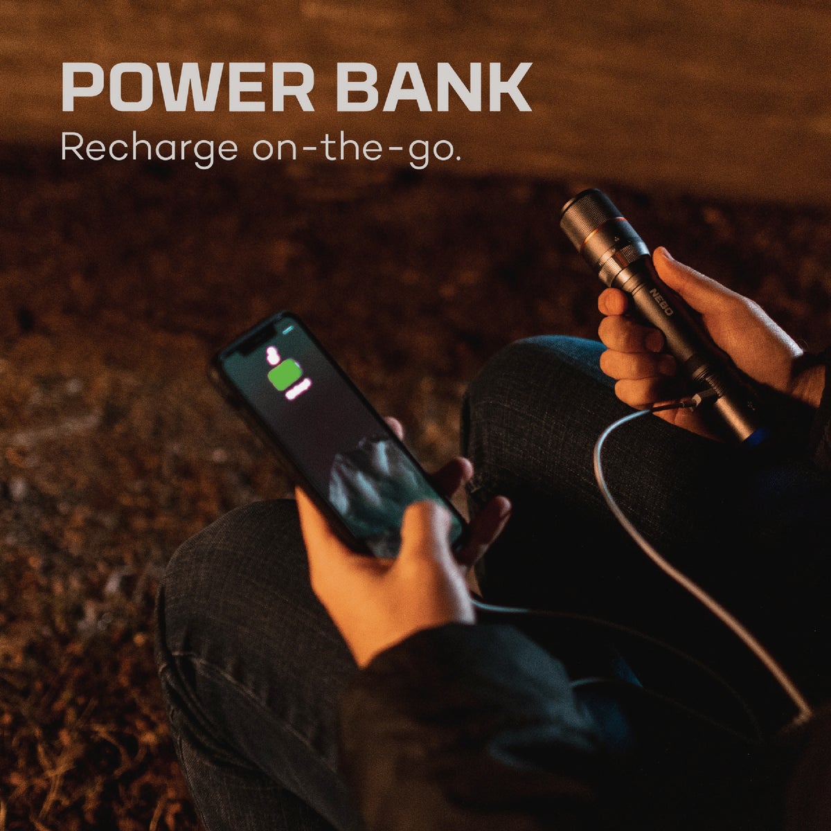 Nebo DaVinci LED Rechargeable Flashlight With Power Bank Image 3