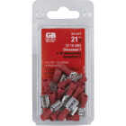 Gardner Bender 22 to 16 AWG Female Red Vinyl-Insulated Barrel Disconnect (21-Pack) Image 1
