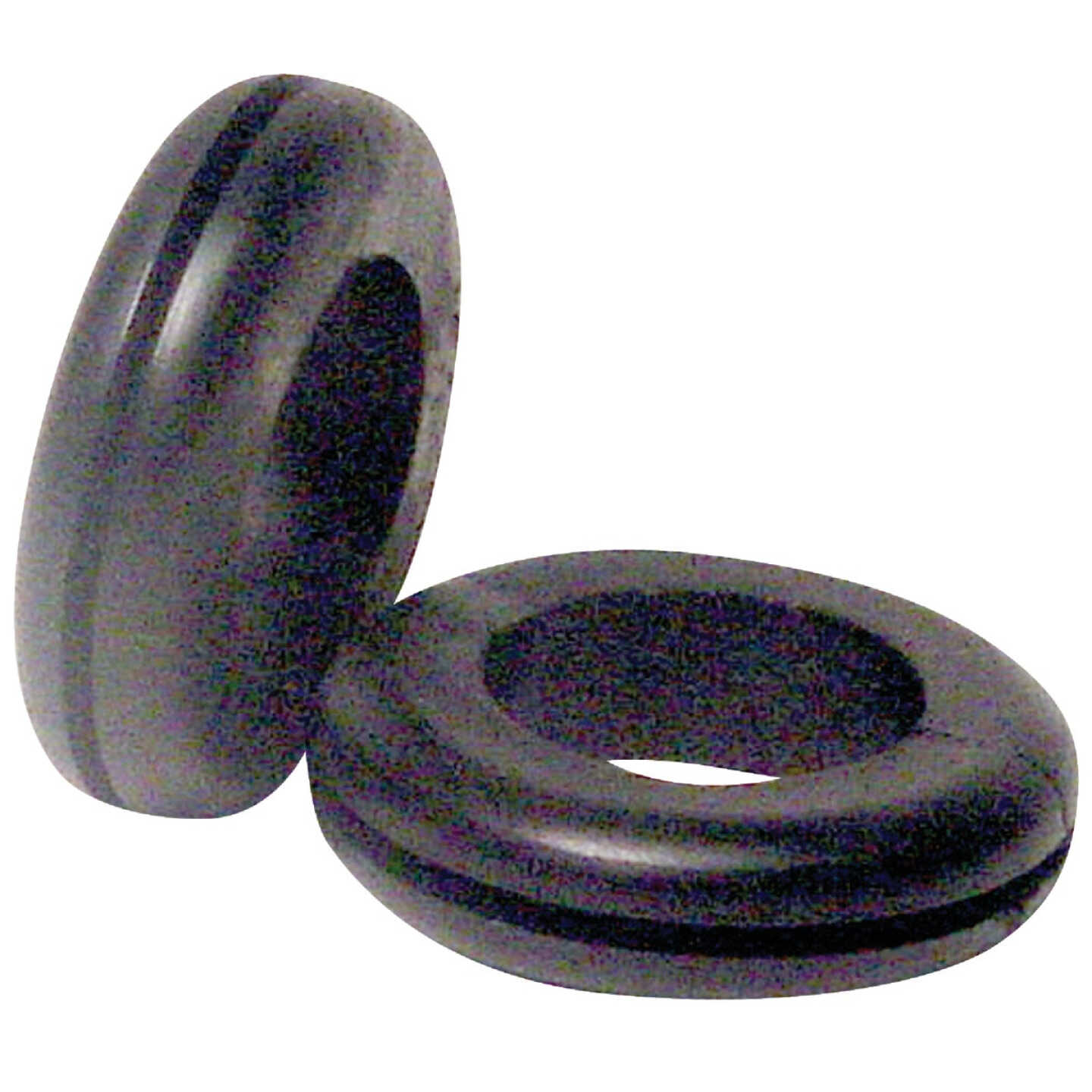 Gardner Bender 1/2 In. Flexible Black Vinyl Wire Insulation or Cording Grommet (4-Pack) Image 1