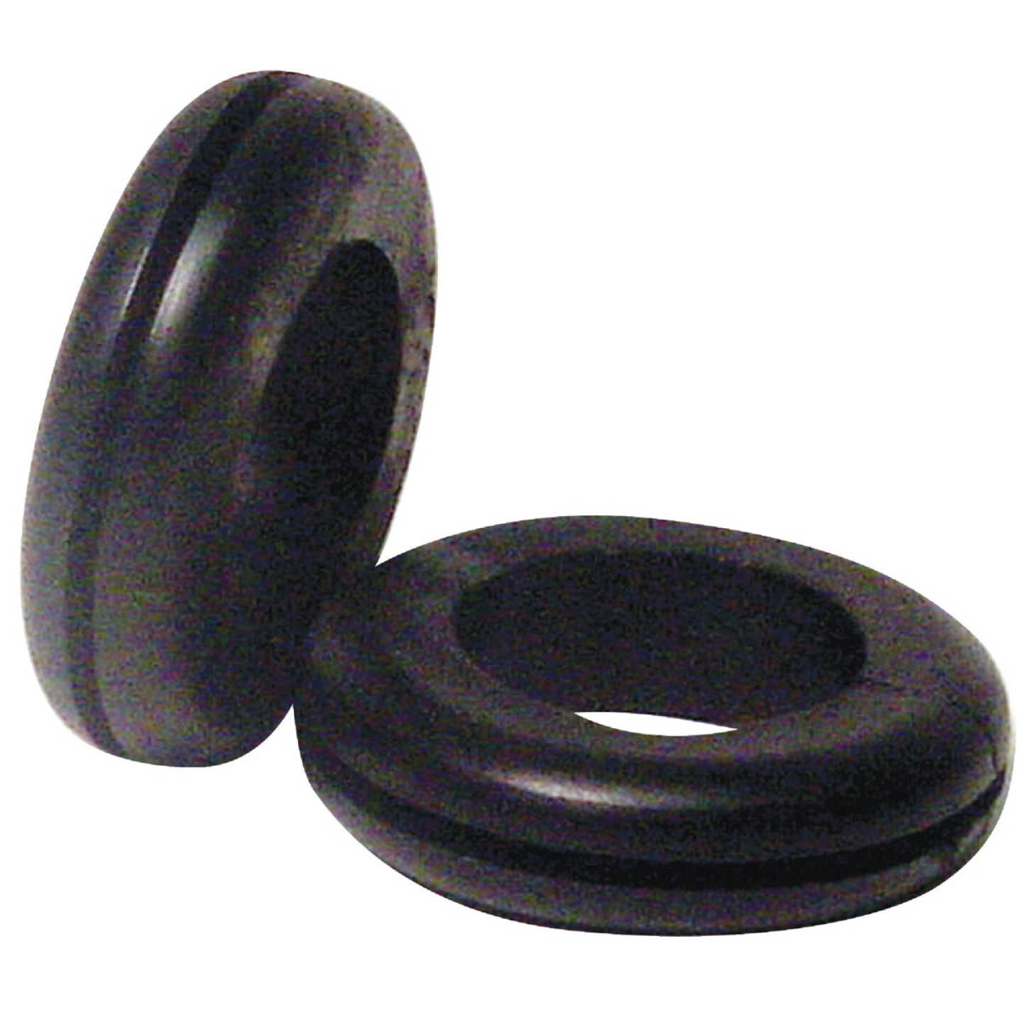Gardner Bender 3/4 In. Flexible Black Vinyl Wire Insulation or Cording Grommet (3-Pack) Image 1