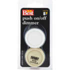 WHITE/IVORY PUSH DIMMER Image 1