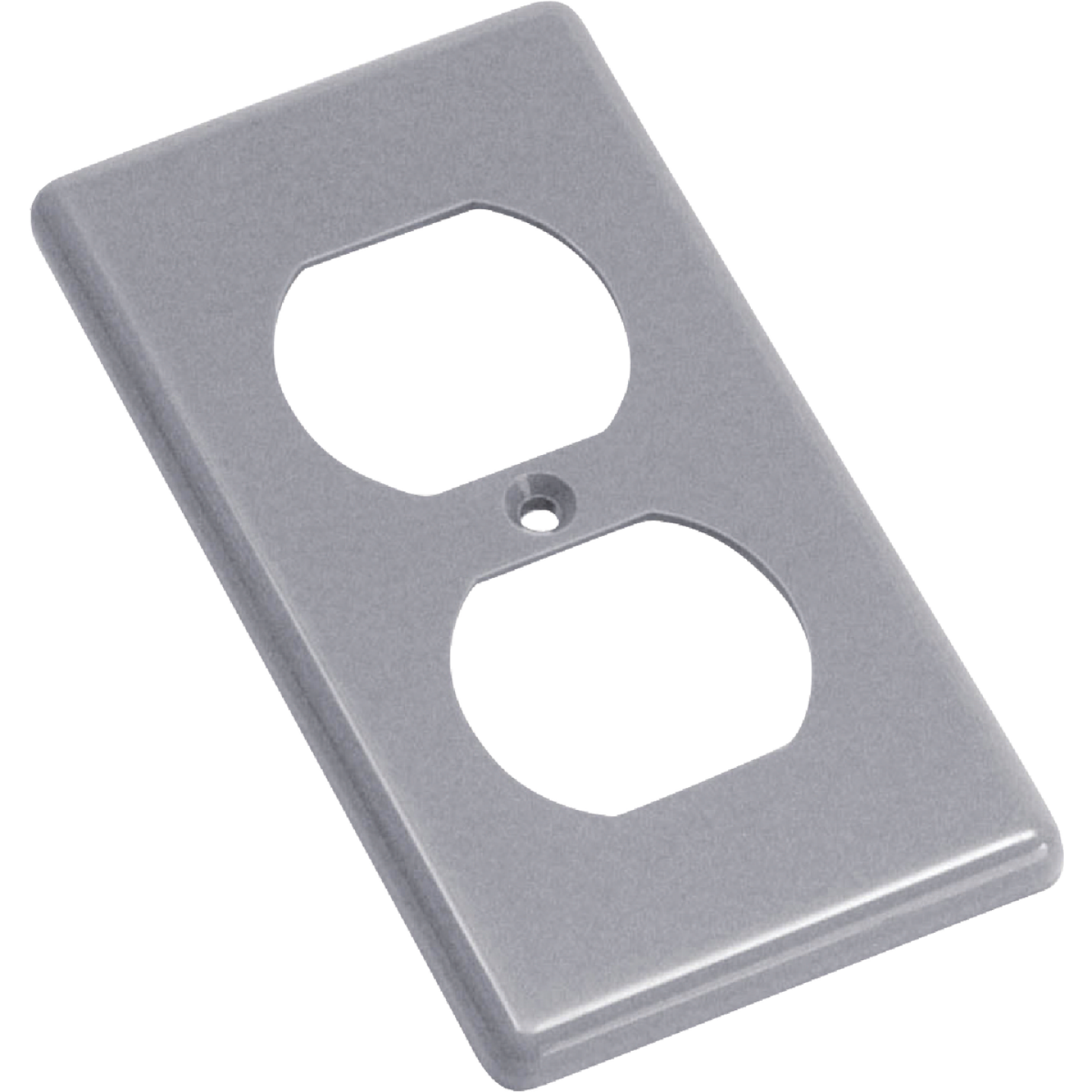 Steel City Duplex Outlet 4-1/4 In. x 2-5/16 In. Handy Box Cover Image 1