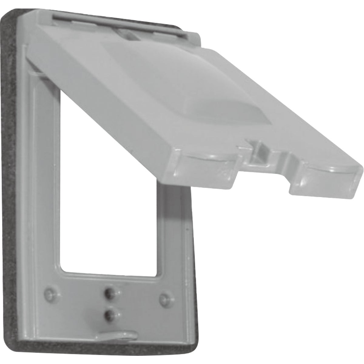 Southwire 10-In-1 Single Gang Multi-Use Gray Weatherproof Cover