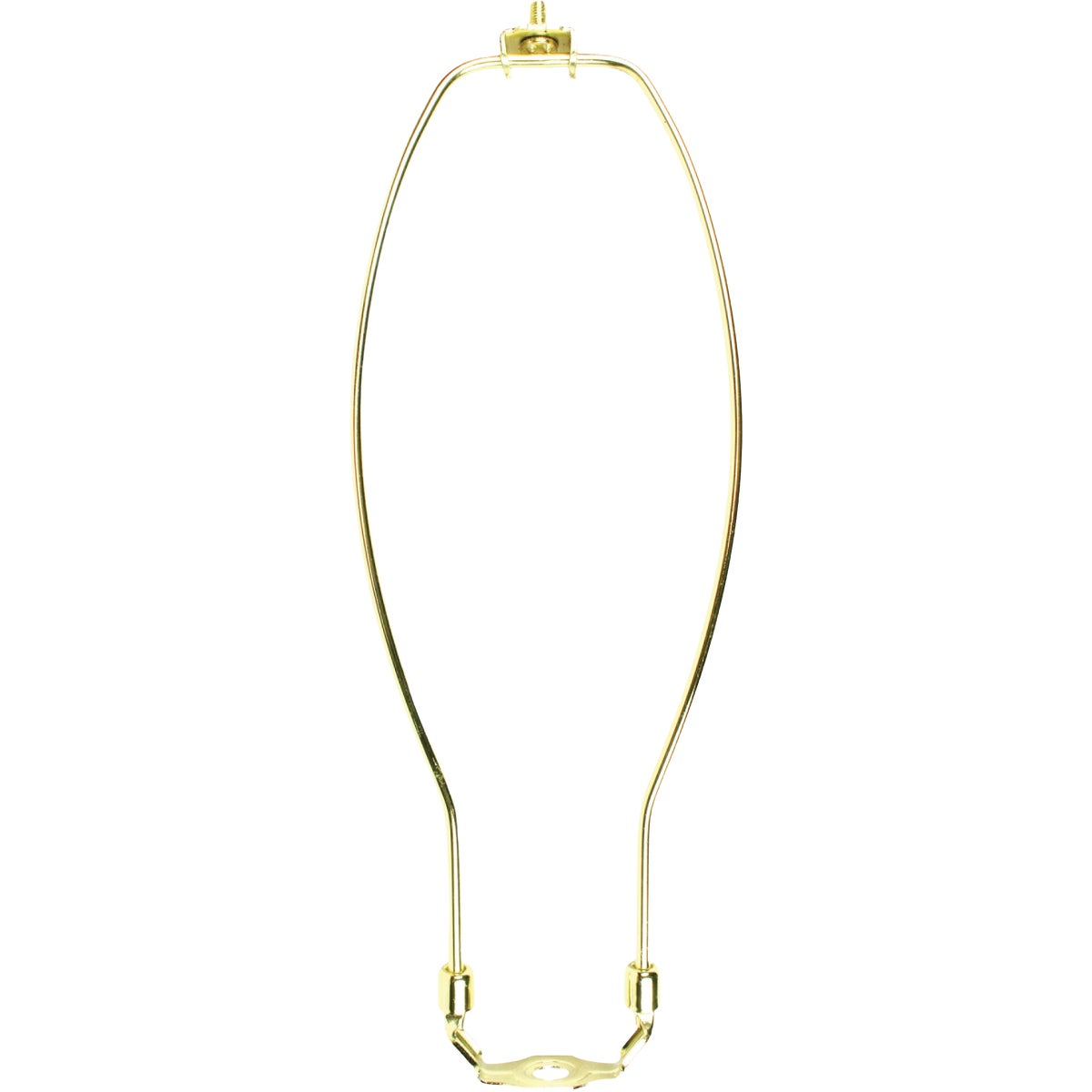Jandorf 12 In. Polished Brass Lamp Harp