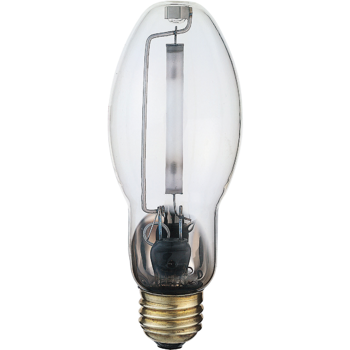 Satco 50W Clear ED17 Medium High-Pressure Sodium High-Intensity Light Bulb Image 1